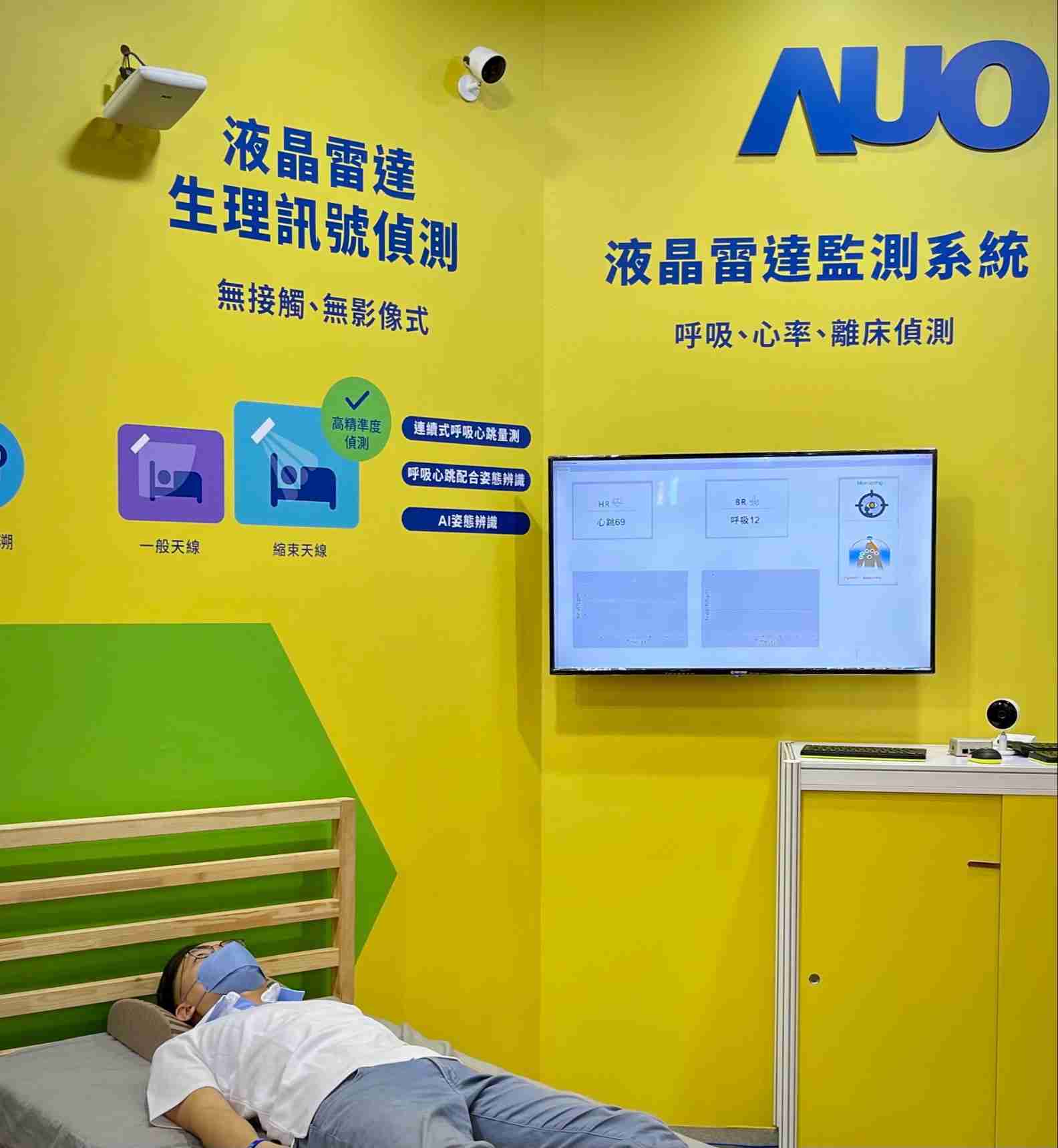 菠菜论坛颐康「无接触生理监测雷达」，，，免除传统线路与贴片束缚，，精准侦测呼吸、、、心跳等重要生理讯号